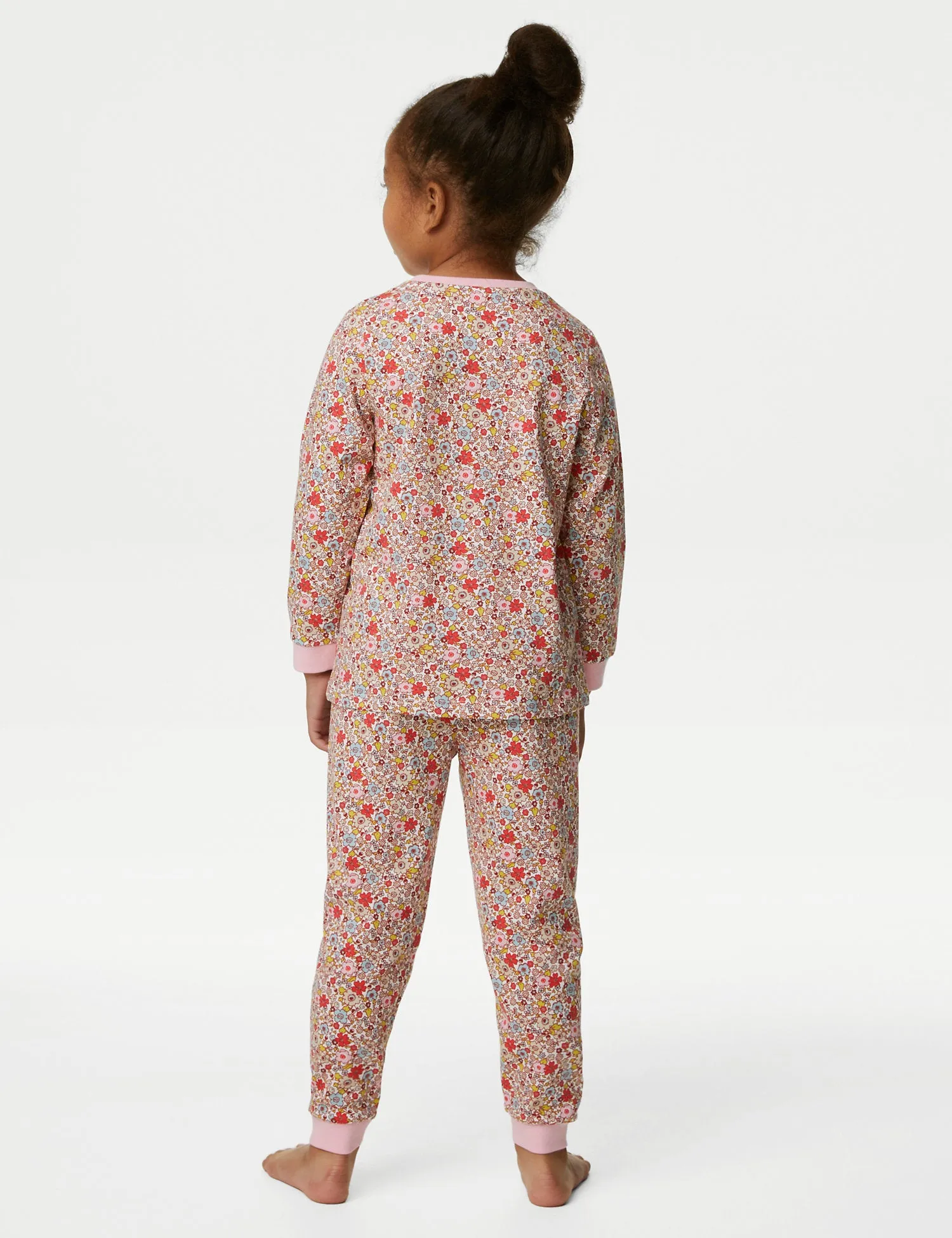 3pk Pure Cotton Floral Pyjama Sets