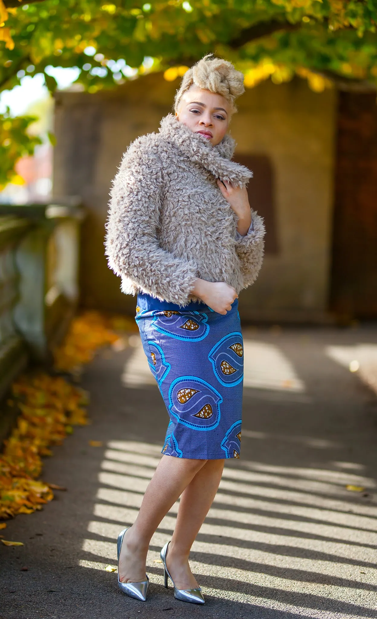 African Print Pencil Skirt - Krobea