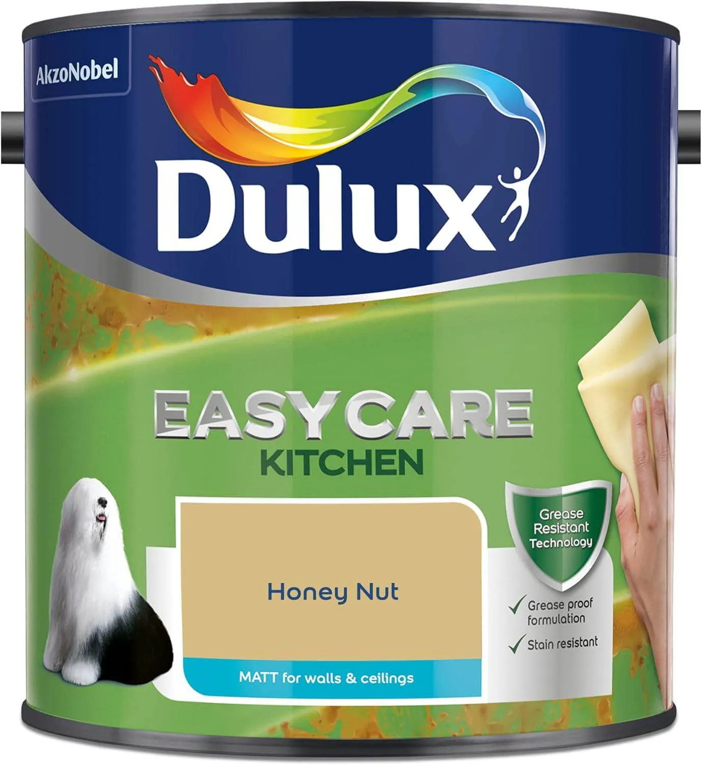 Dulux Easy Care Kitchen 2.5L Matt Emulsion - Honey Nut