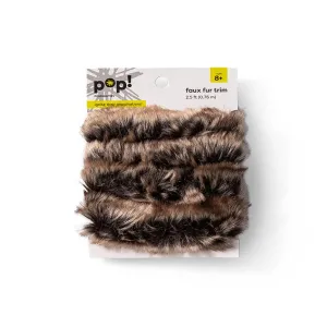 Faux Brown Rope Fur, 2.5ft