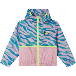 Girls Pink & Blue Windbreaker Jacket