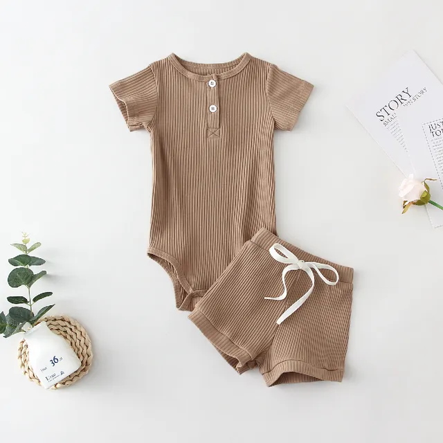 Infant Boy Girl Clothes Set Long Sleeve Baby Bodysuit