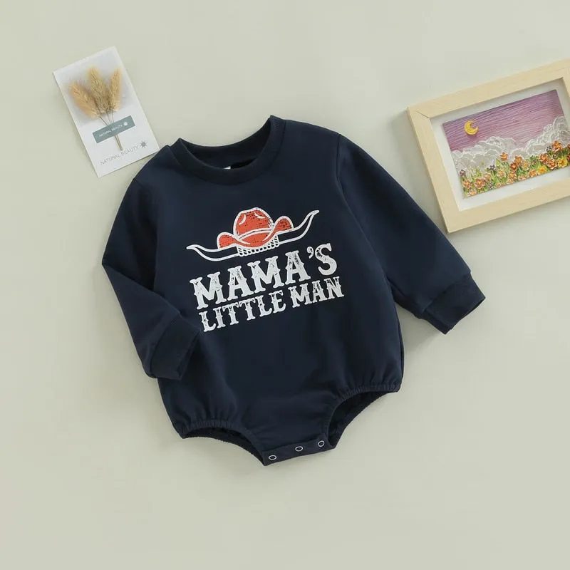 Mamas Boy Urban Toddler - Rams Head Long Sleeve Sweatshirt Tops Pant Set