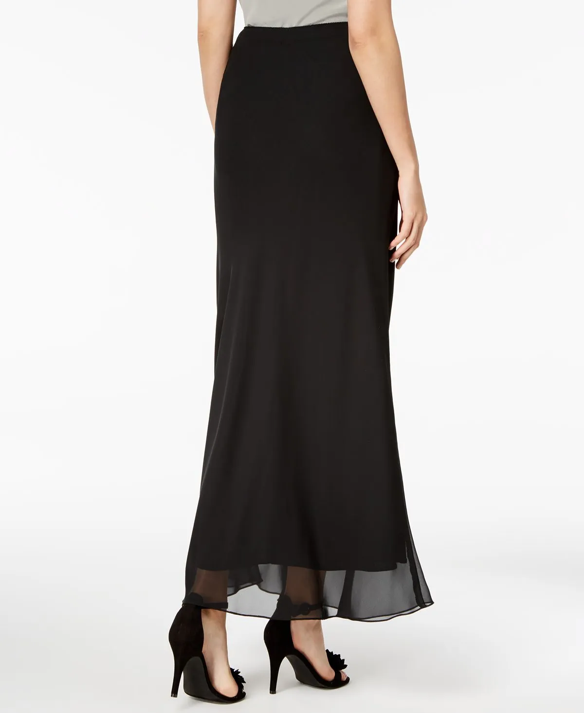 Maxi Skirt Regular & Petite Alex Evenings Black