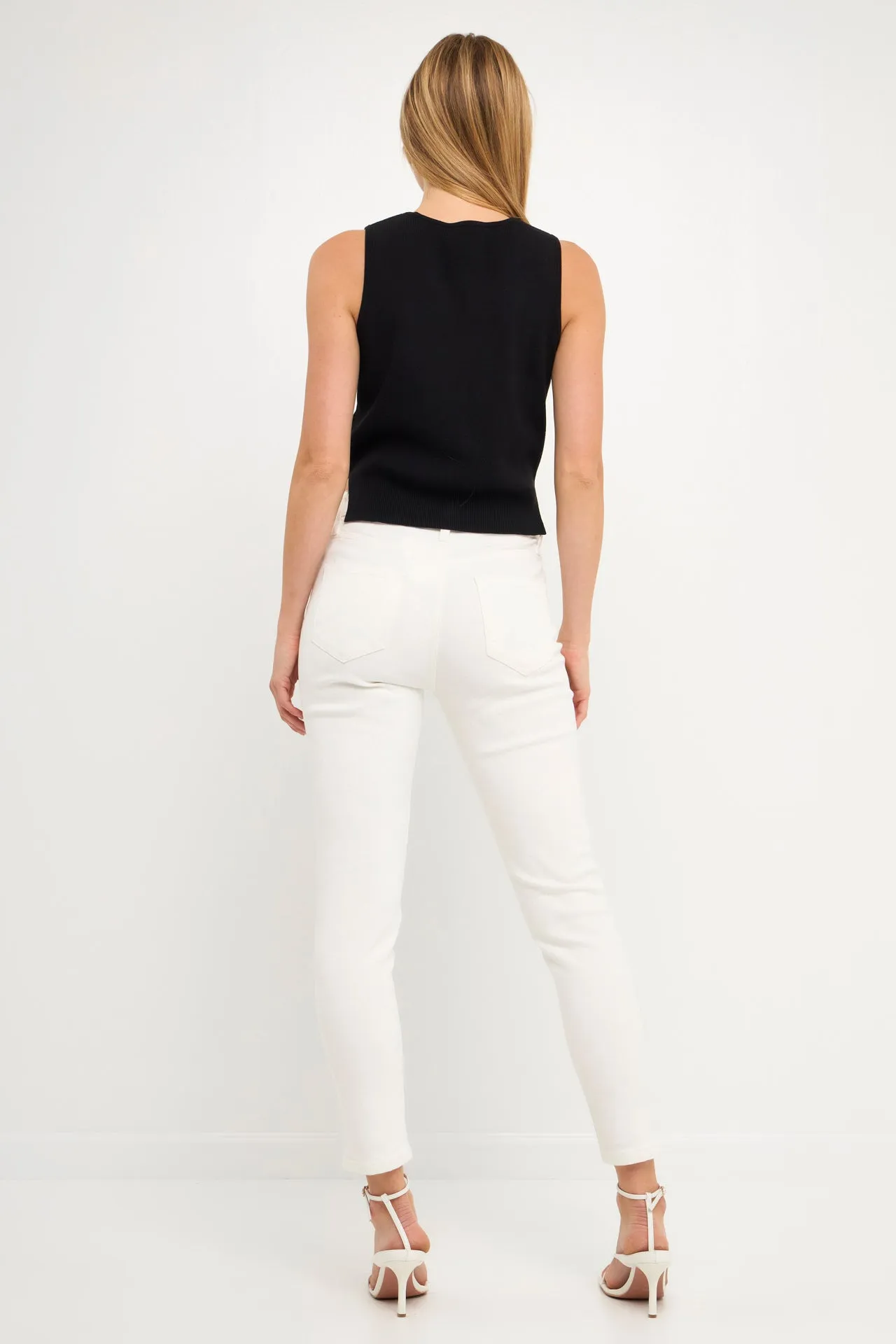 Midi Rise Skinny Jeans