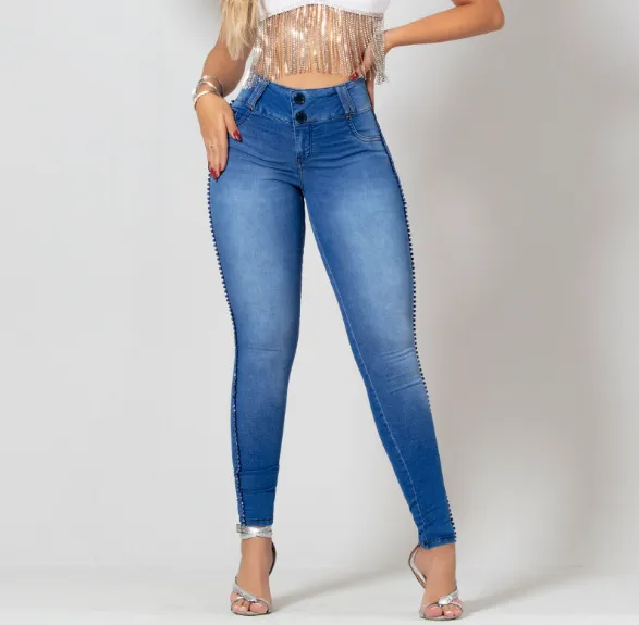 Pit Bull Jeans Women's High Waisted Jeans Pants With Butt Lift 62553