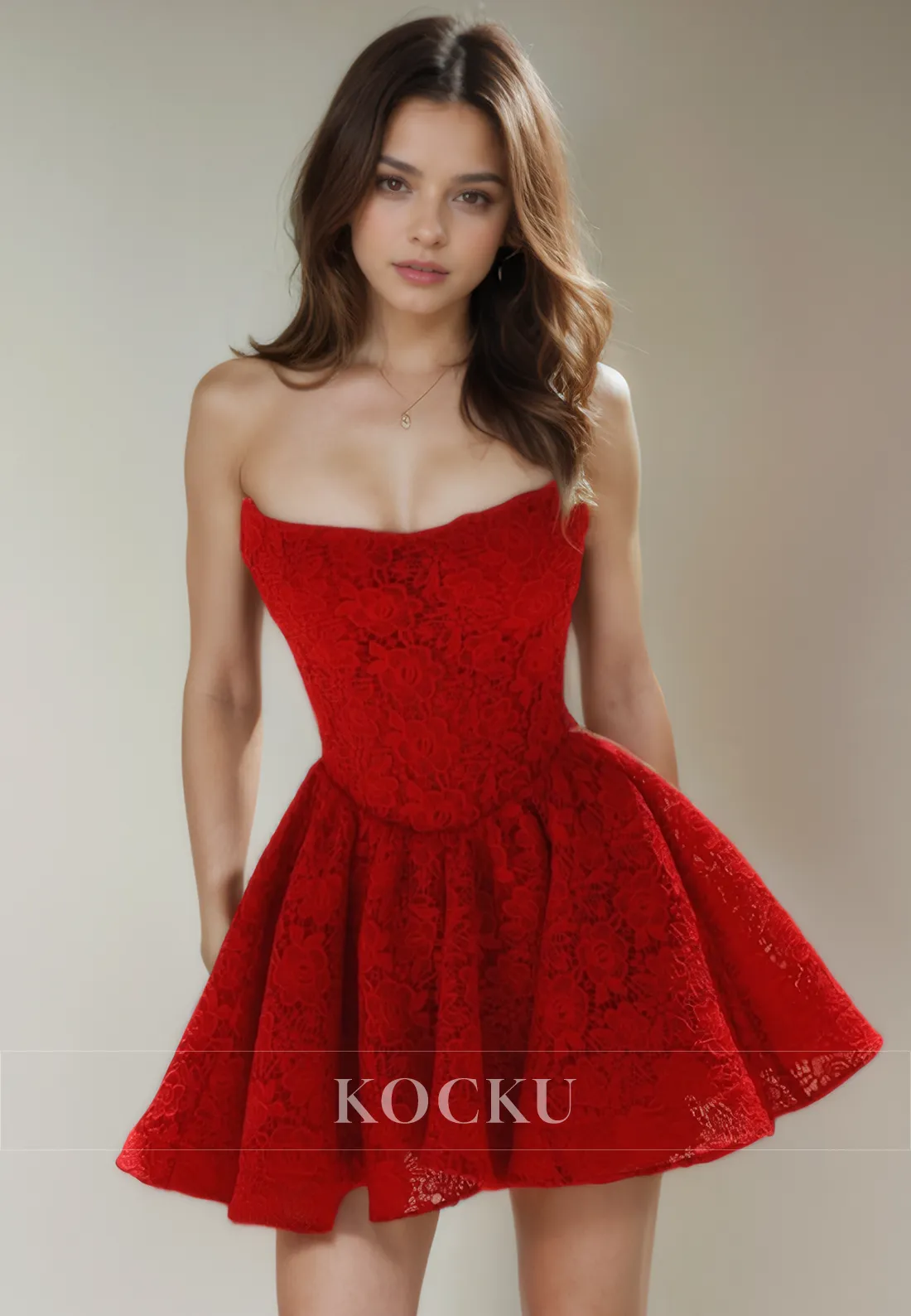 Sexy & Morden Off-Shoulder Sleeveless A-Line Appliques Party Homecoming Dress