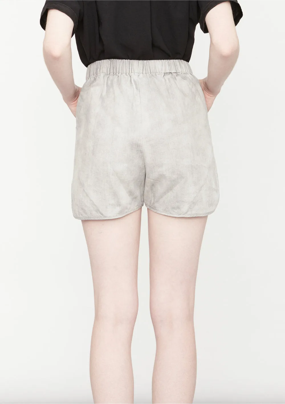 SHORTS - DENIM light grey washed