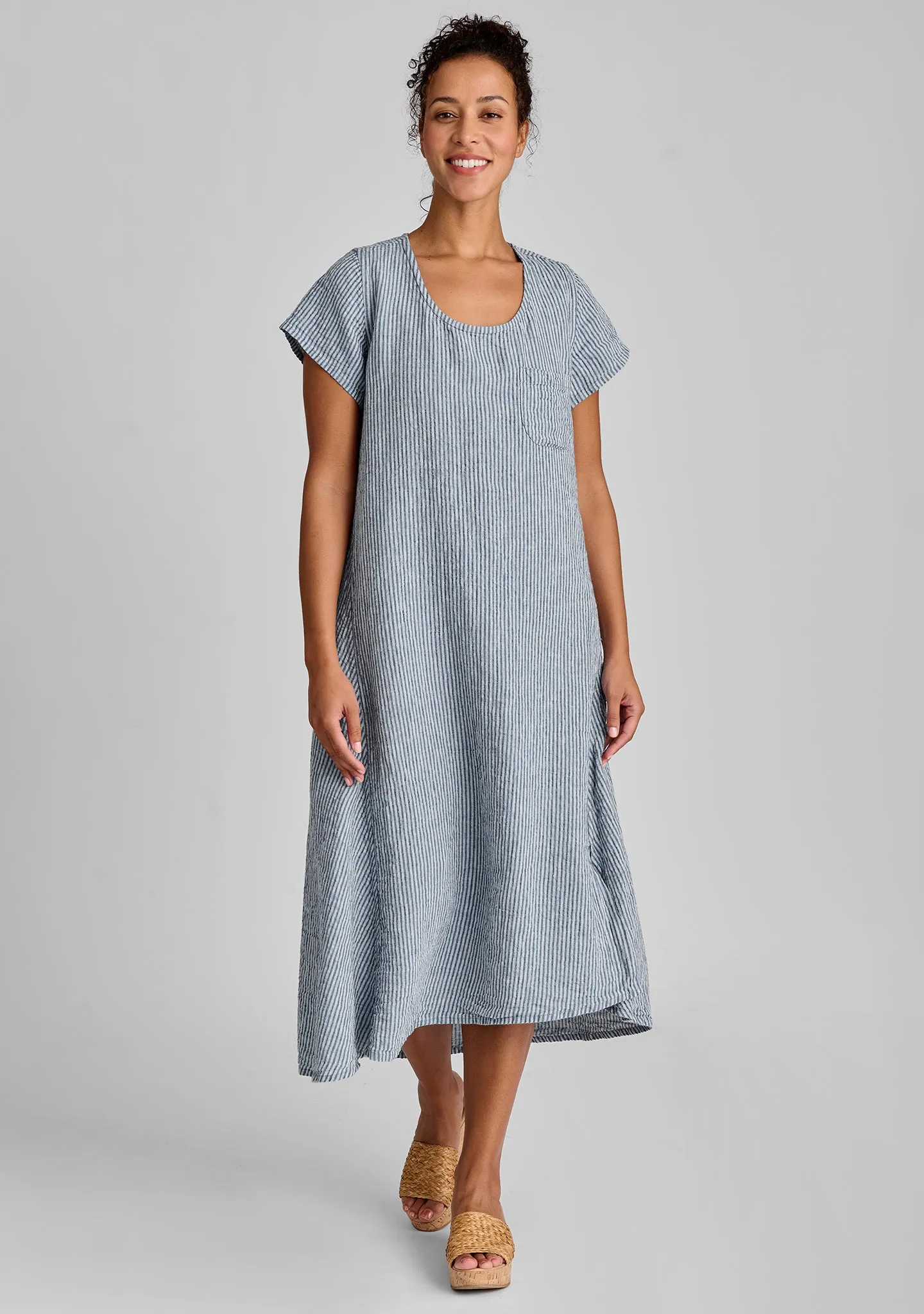 Stretched Top - Linen Shift Dress