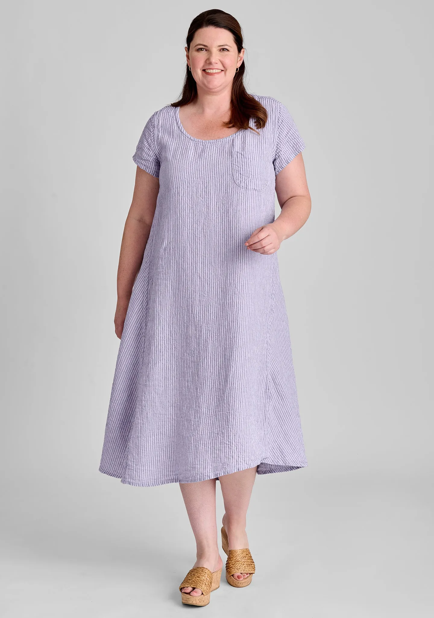 Stretched Top - Linen Shift Dress